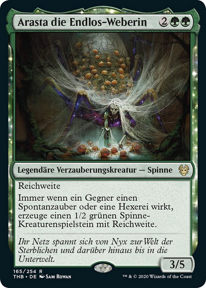 Arasta die Endlos-Weberin