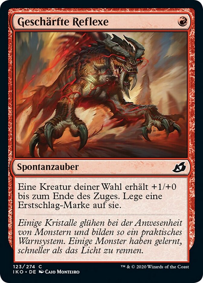 Geschärfte Reflexe