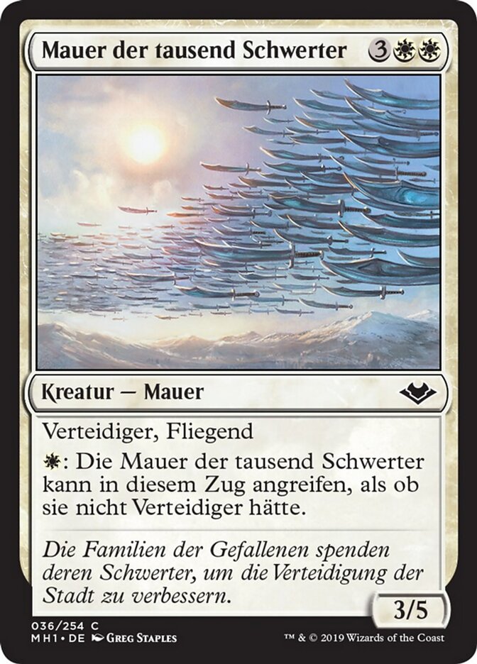 Mauer der tausend Schwerter