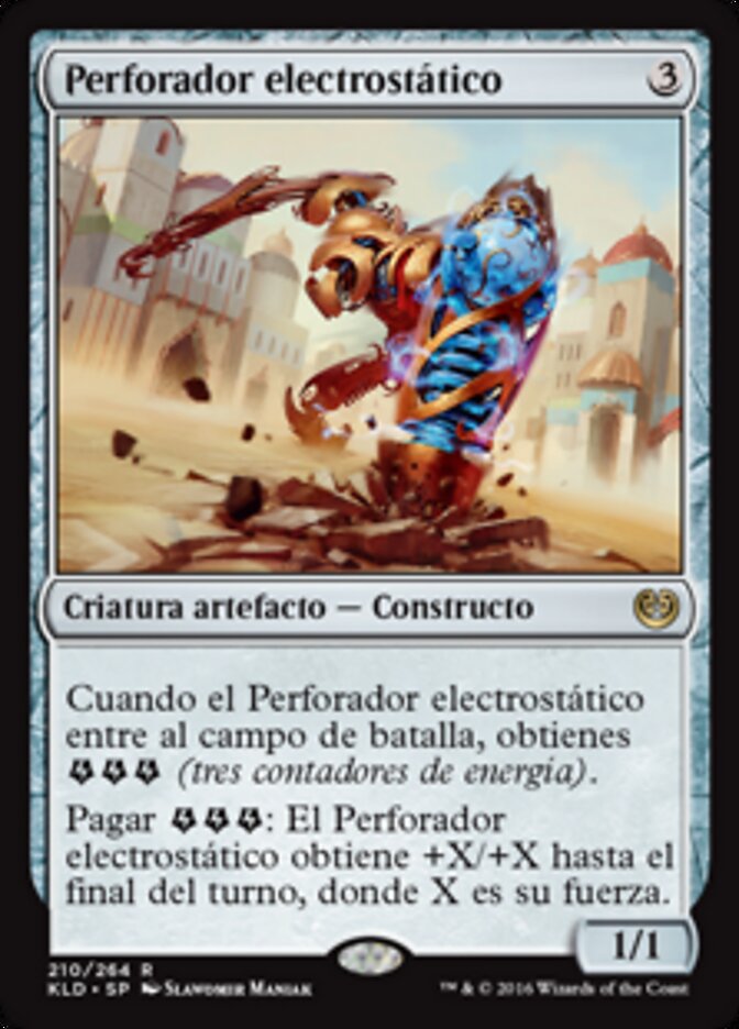 Perforador electrostático