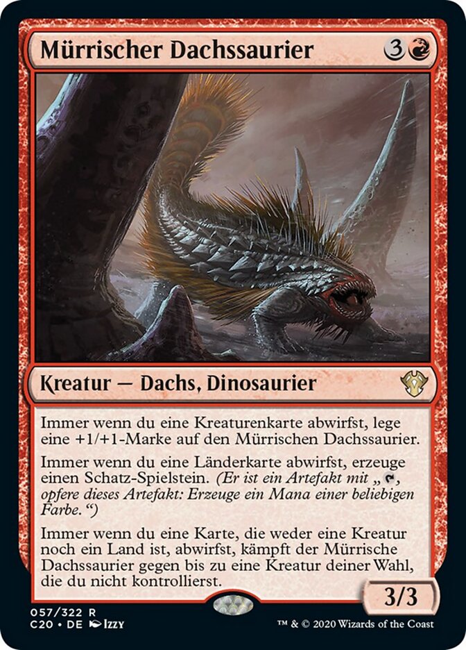 Mürrischer Dachssaurier