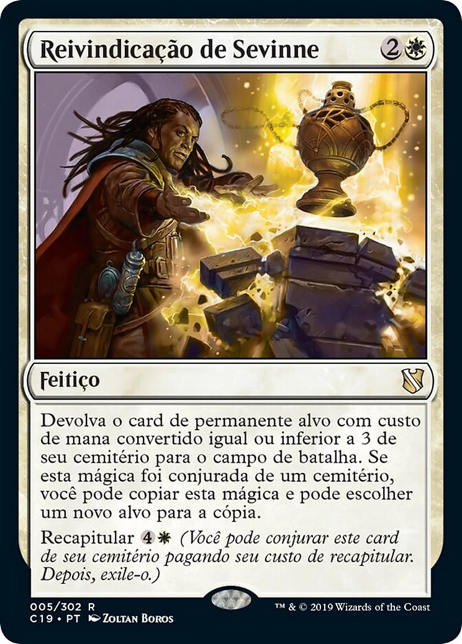 Reivindicação de Sevinne