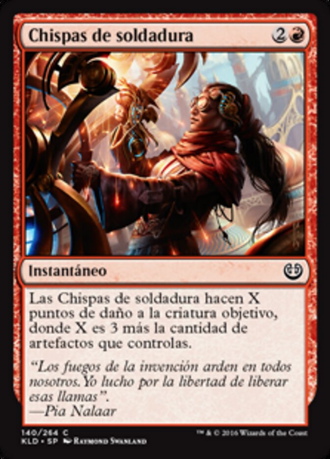 Chispas de soldadura