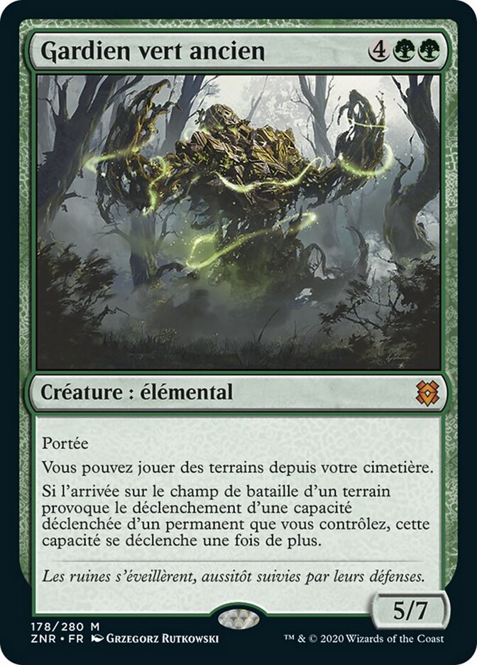 Gardien vert ancien