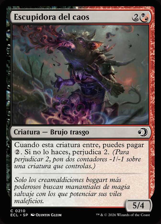 Escupidora del caos