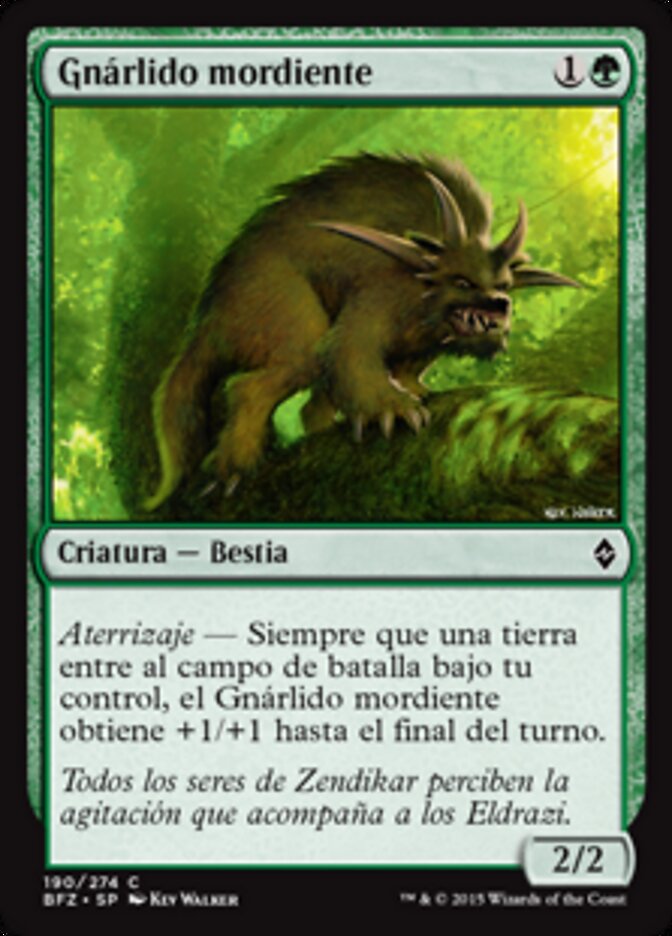 Gnárlido mordiente