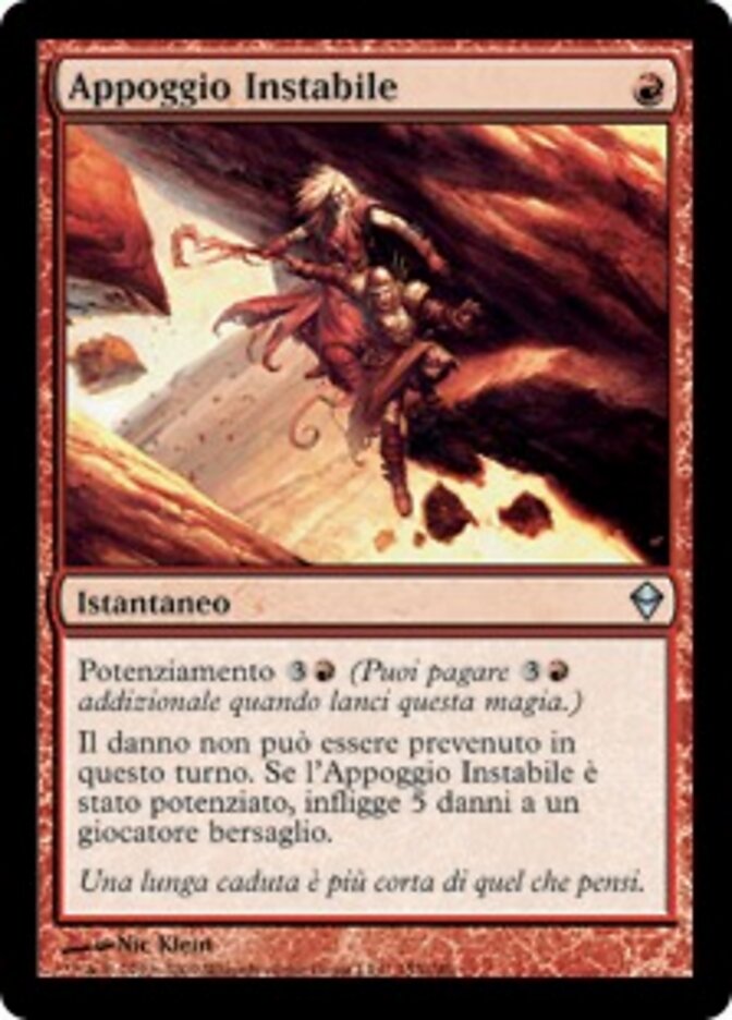 Appoggio Instabile