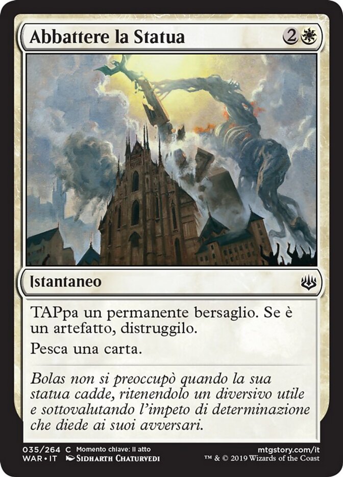 Abbattere la Statua
