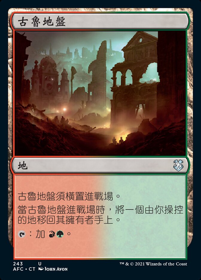 古魯地盤