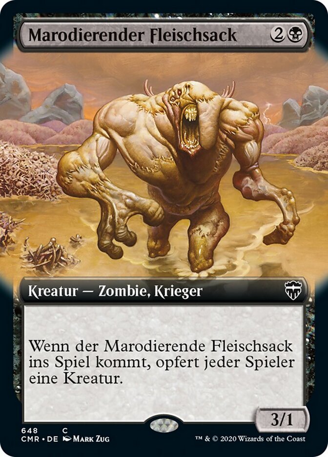 Marodierender Fleischsack