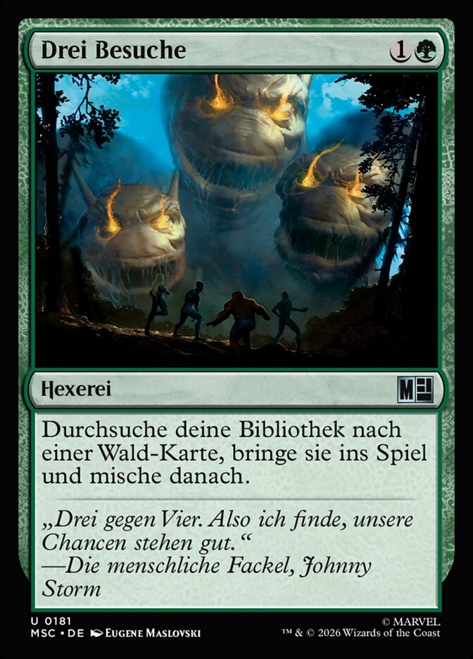 Drei Besuche