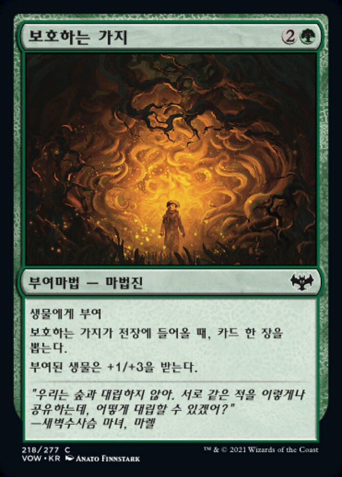 보호하는 가지