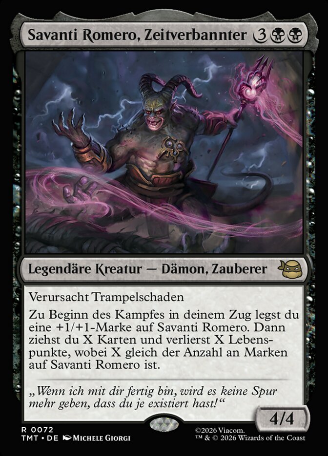 Savanti Romero, Zeitverbannter