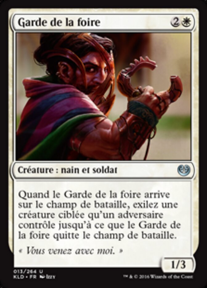 Garde de la foire