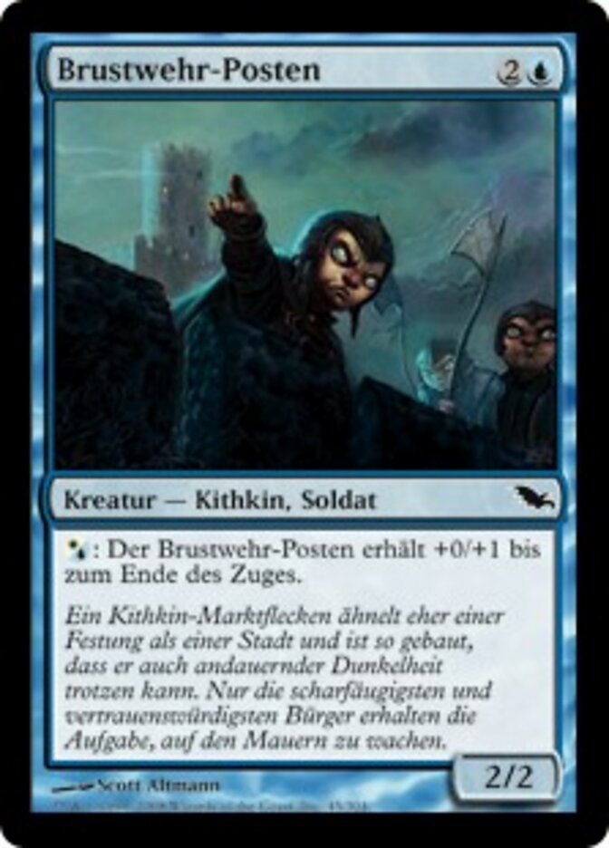Brustwehr-Posten