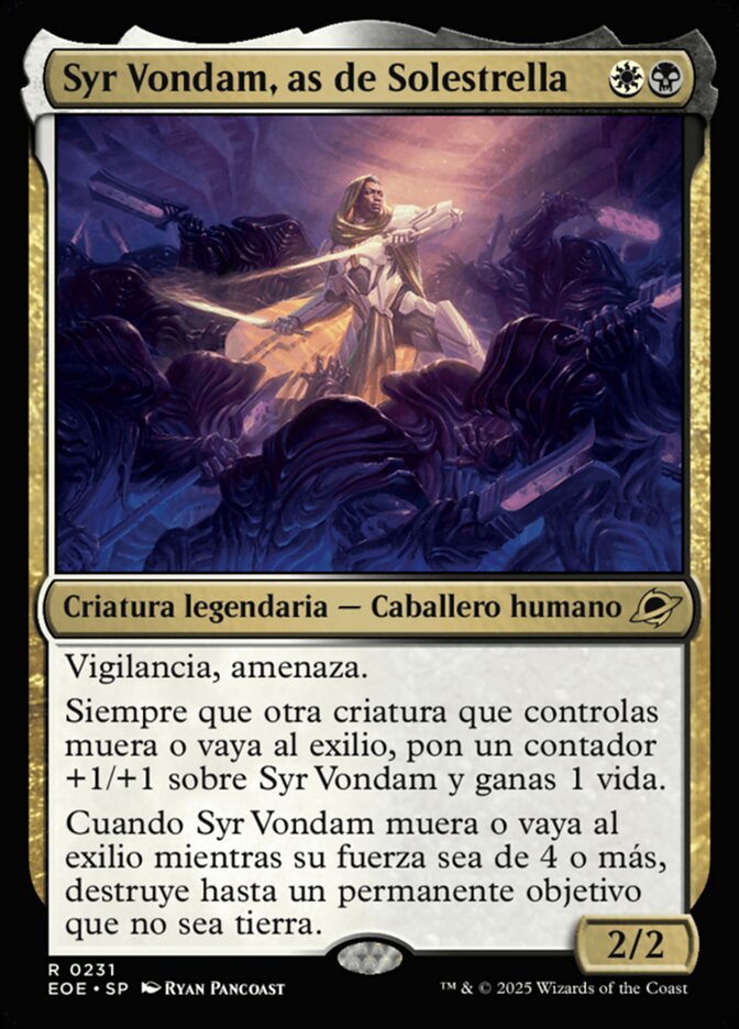 Syr Vondam, as de Solestrella