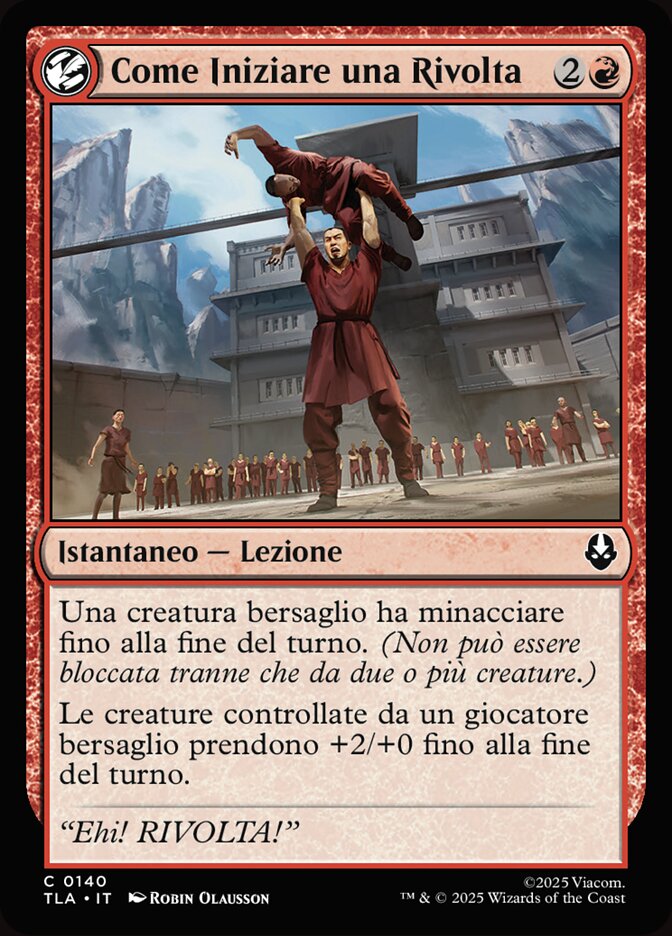 Come Iniziare una Rivolta