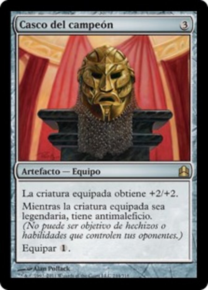 Casco del campeón