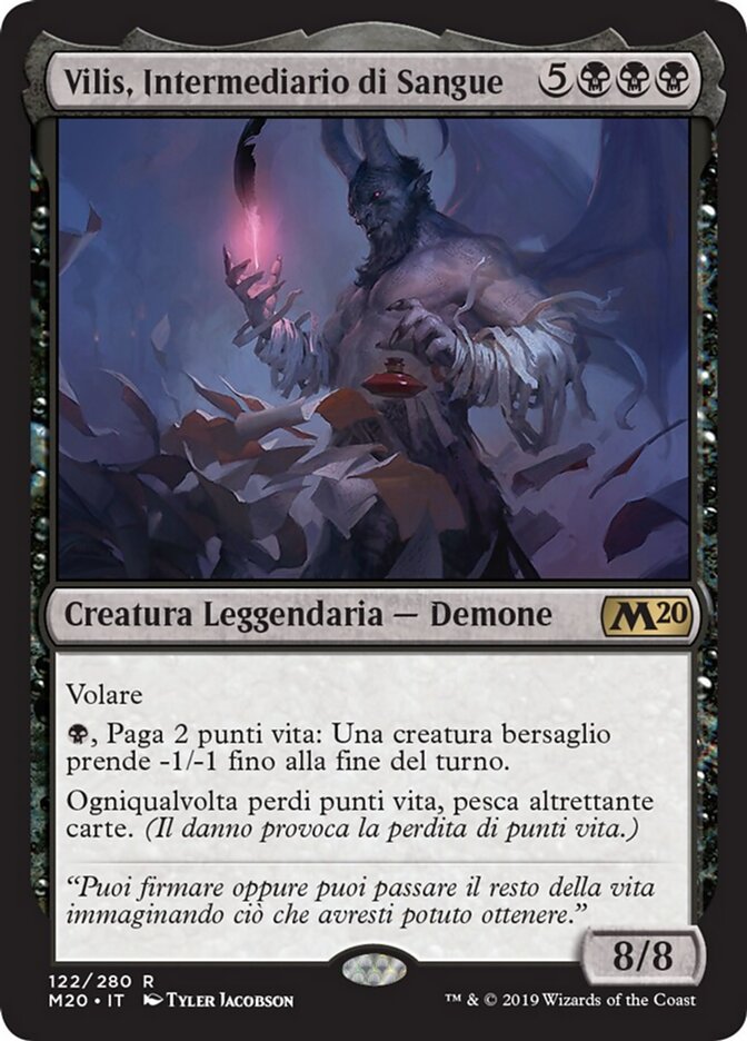 Vilis, Intermediario di Sangue