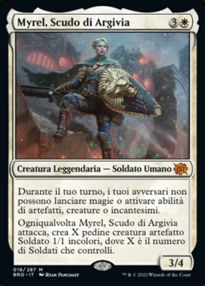 Myrel, Scudo di Argivia