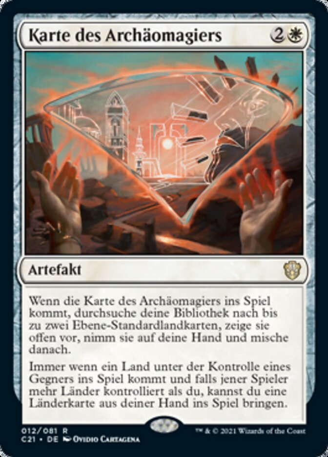 Karte des Archäomagiers