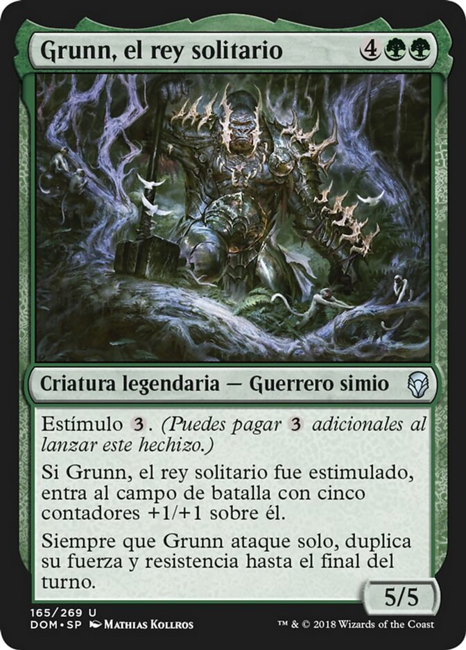 Grunn, el rey solitario