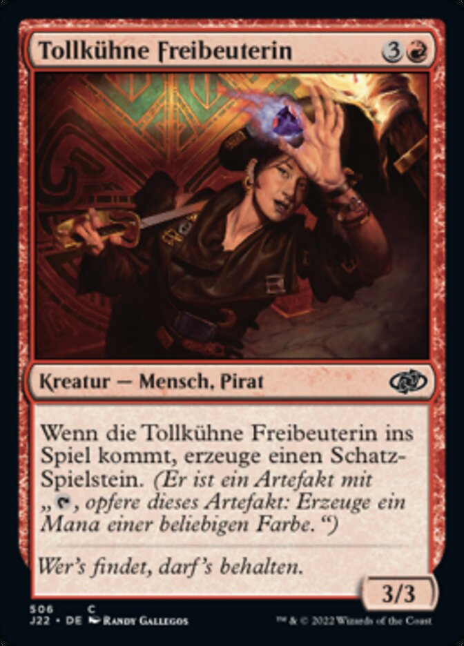 Tollkühne Freibeuterin