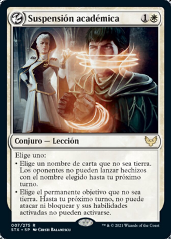Suspensión académica