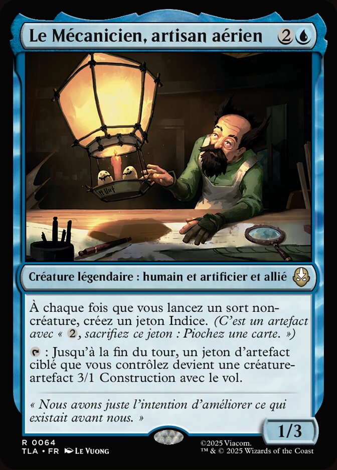 Le Mécanicien, artisan aérien