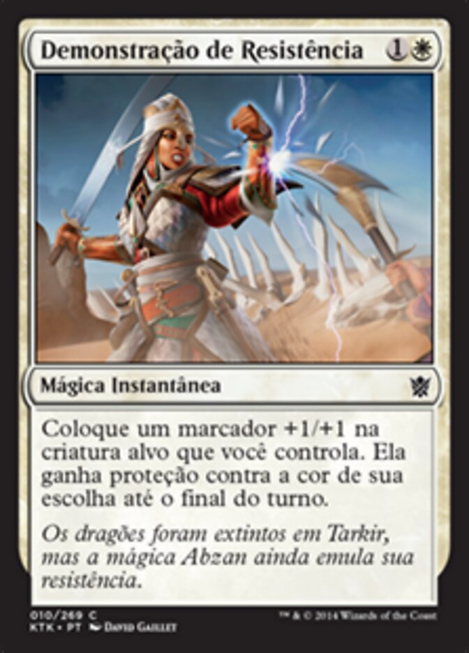 Demonstração de Resistência