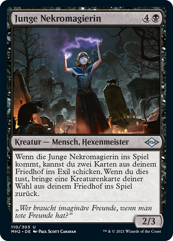 Junge Nekromagierin