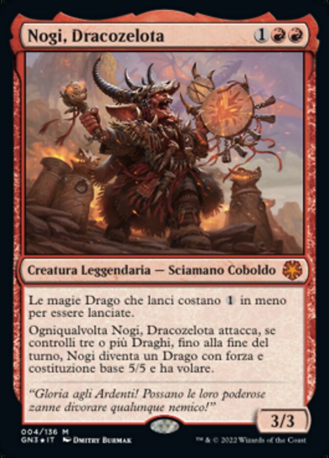 Nogi, Dracozelota