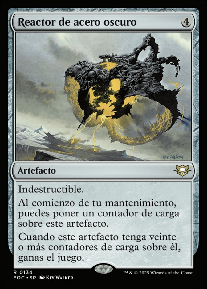 Reactor de acero oscuro