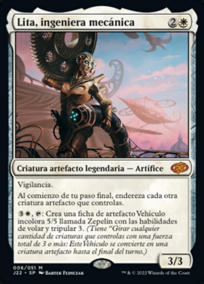 Lita, ingeniera mecánica