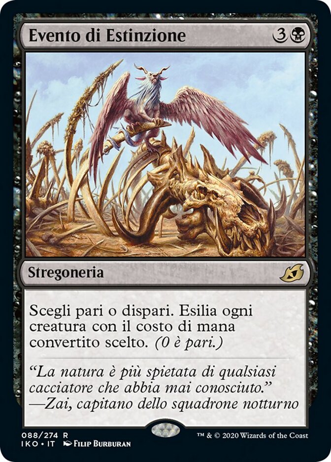 Evento di Estinzione