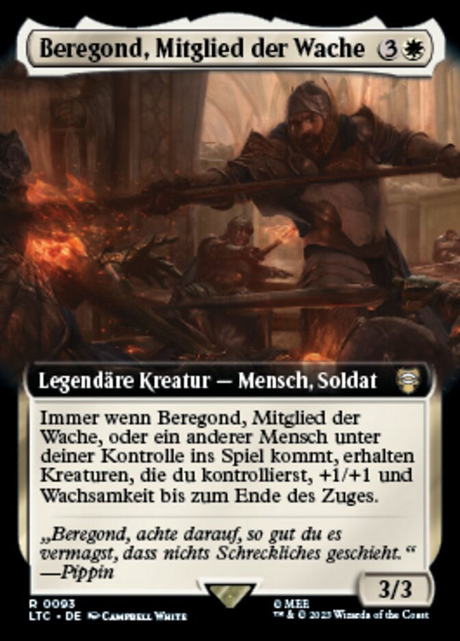 Beregond, Mitglied der Wache