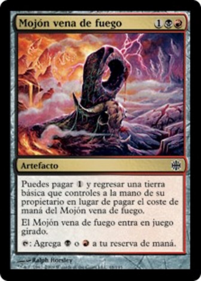 Mojón vena de fuego