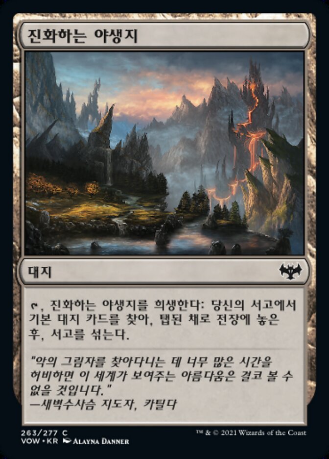 진화하는 야생지