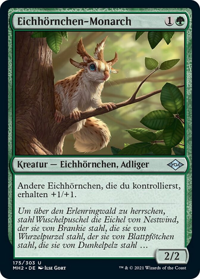 Eichhörnchen-Monarch