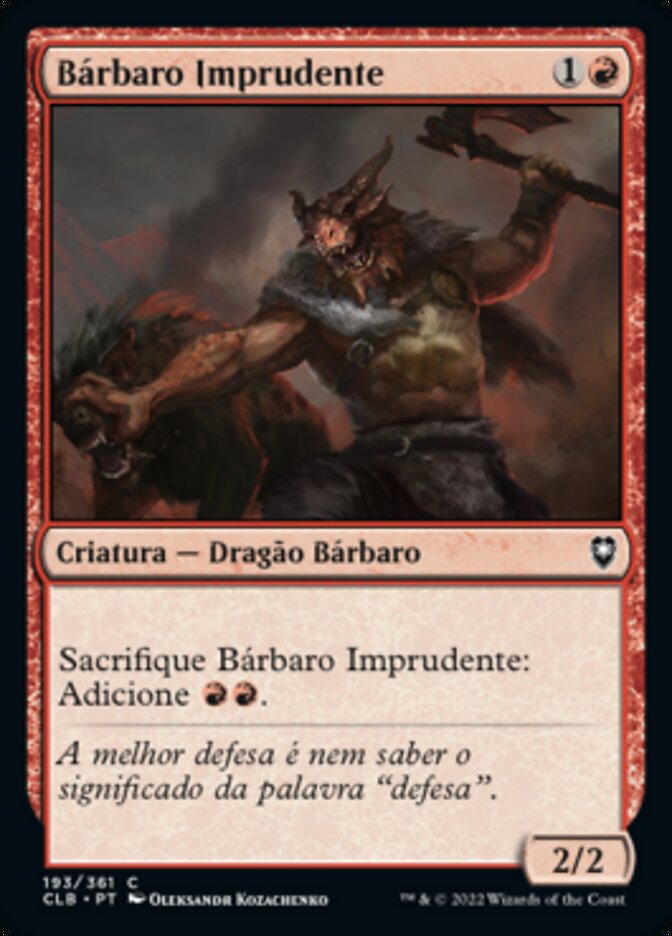 Bárbaro Imprudente