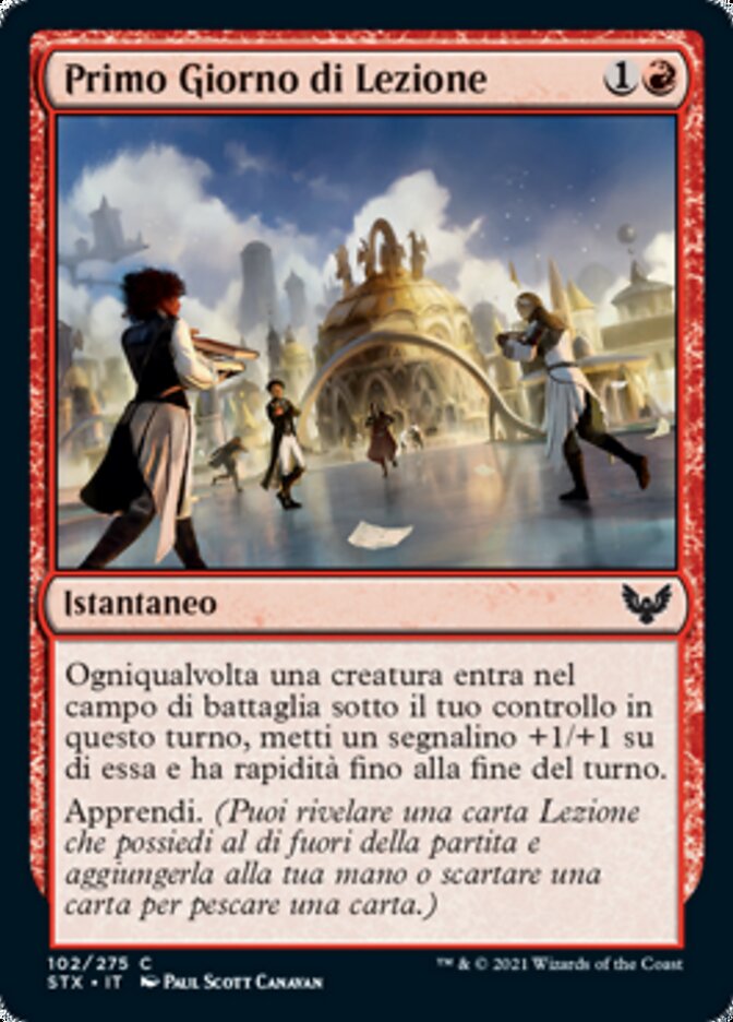 Primo Giorno di Lezione