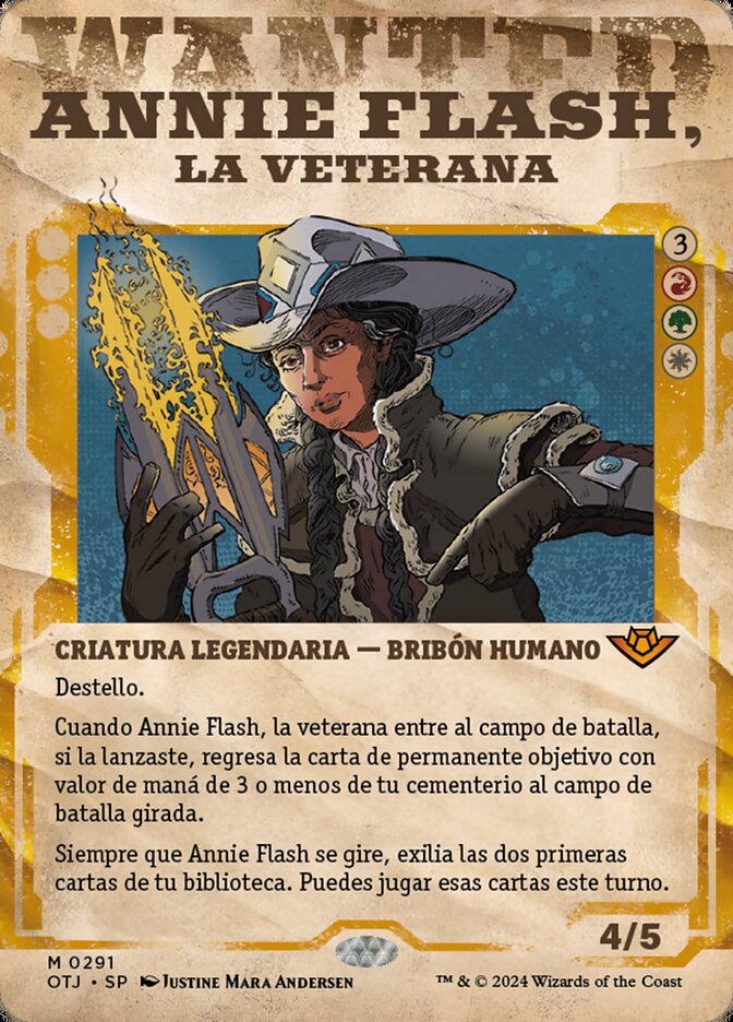 Annie Flash, la veterana
