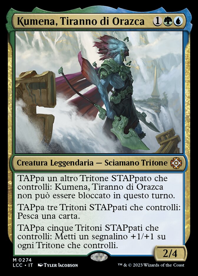 Kumena, Tiranno di Orazca