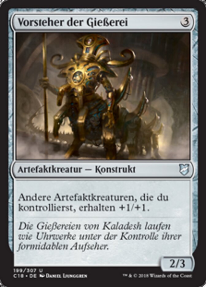 Vorsteher der Gießerei