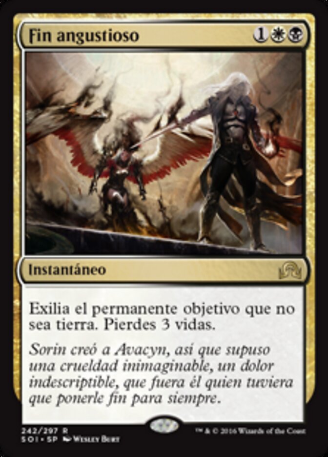 Fin angustioso