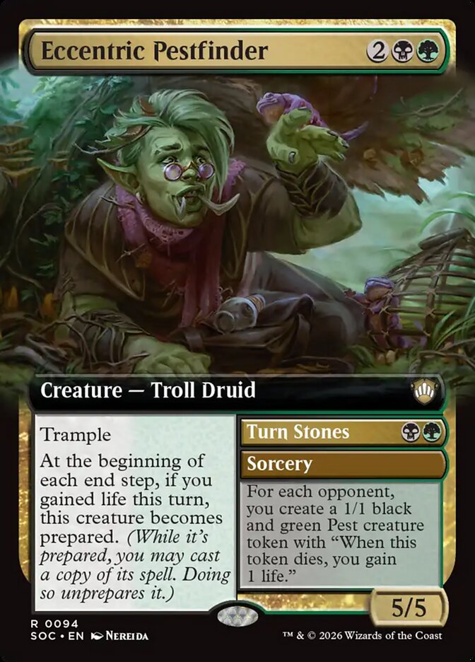 Eccentric Pestfinder // Turn Stones