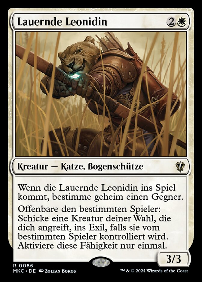 Lauernde Leonidin