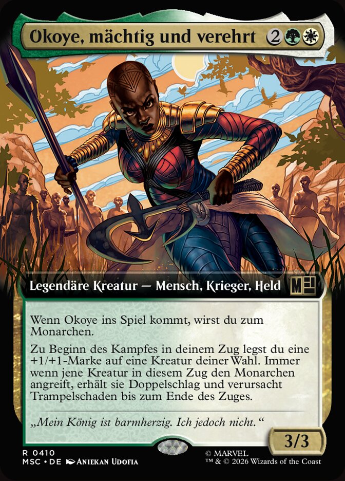 Okoye, mächtig und verehrt