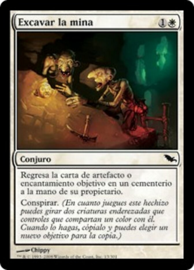 Excavar la mina