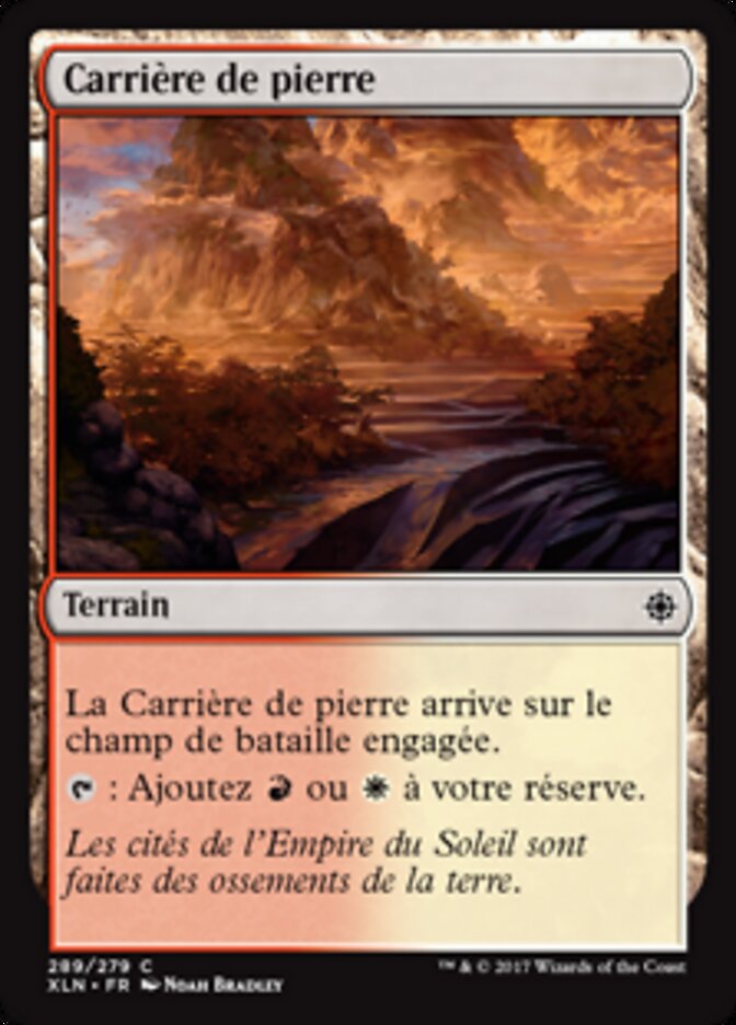 Carrière de pierre